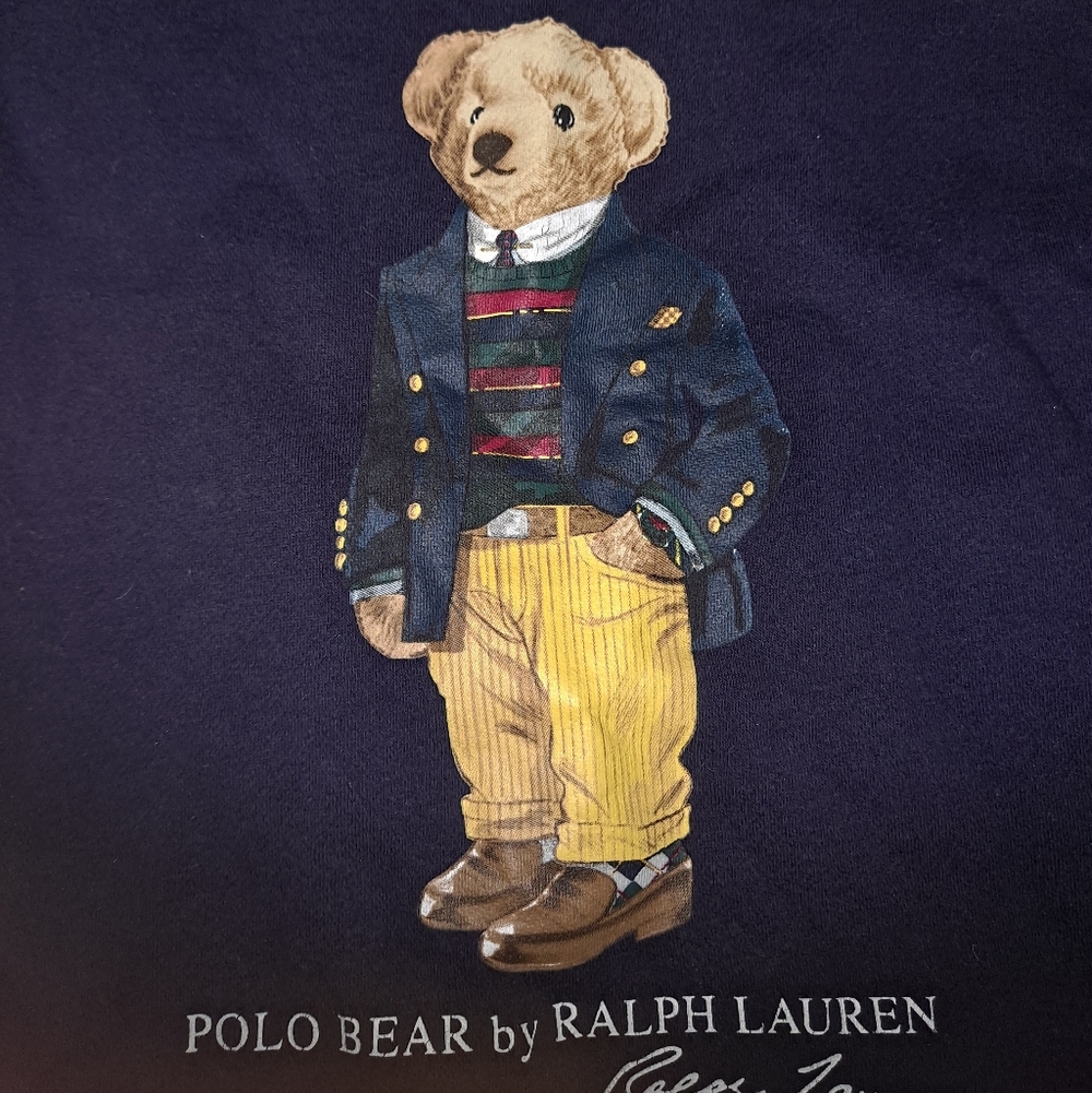 Ralph Lauren Navy Bear Graphic Shirt